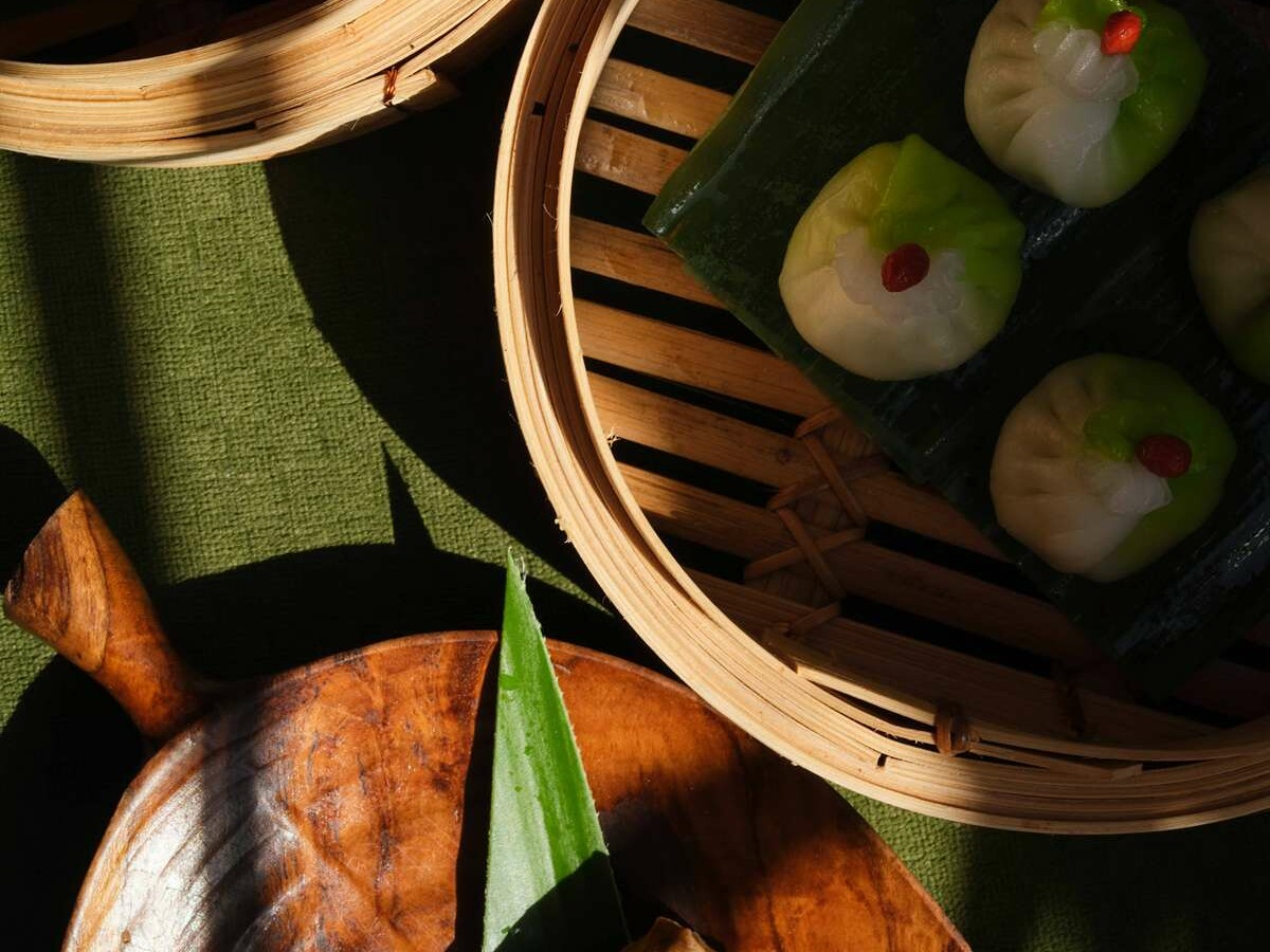 assorted dim sum asian bites